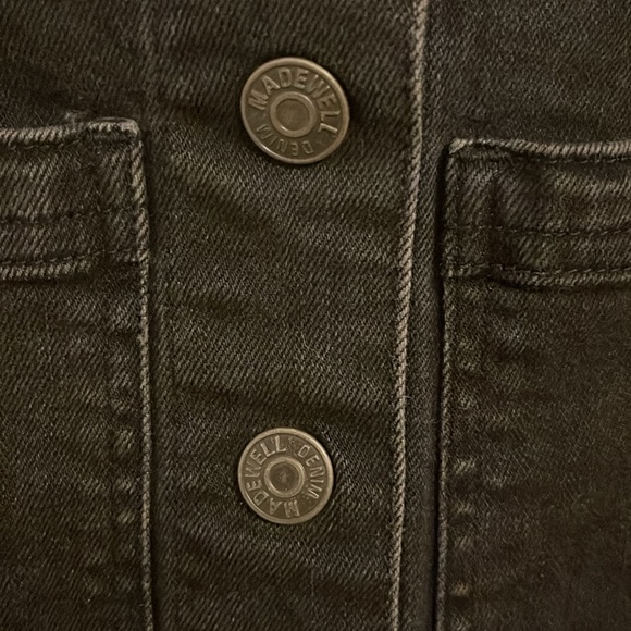 Madewell black denim skirt - Picture 5 of 6